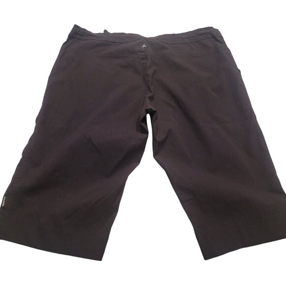 Prana‎ Black Capri Pants M Drawstring Waist Casual Wear designer hiking outdoor - Picture 4 of 8